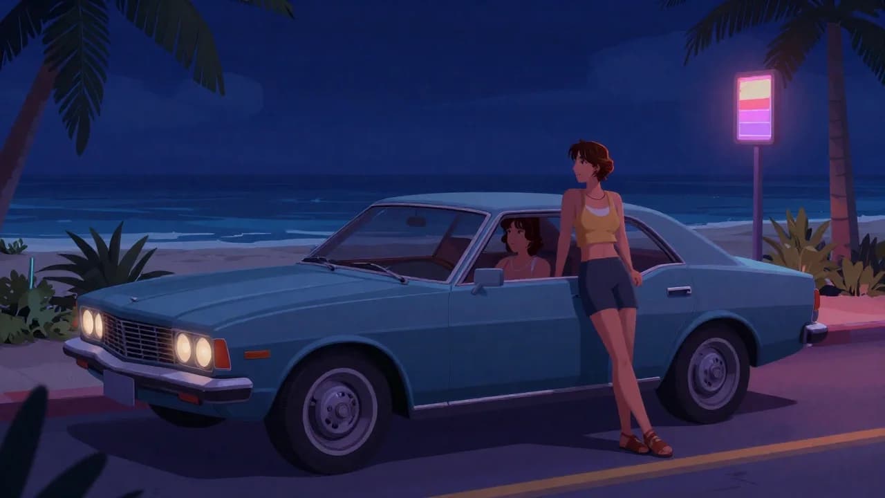 Ilustracja koncepcyjna inspirowana GTA VI