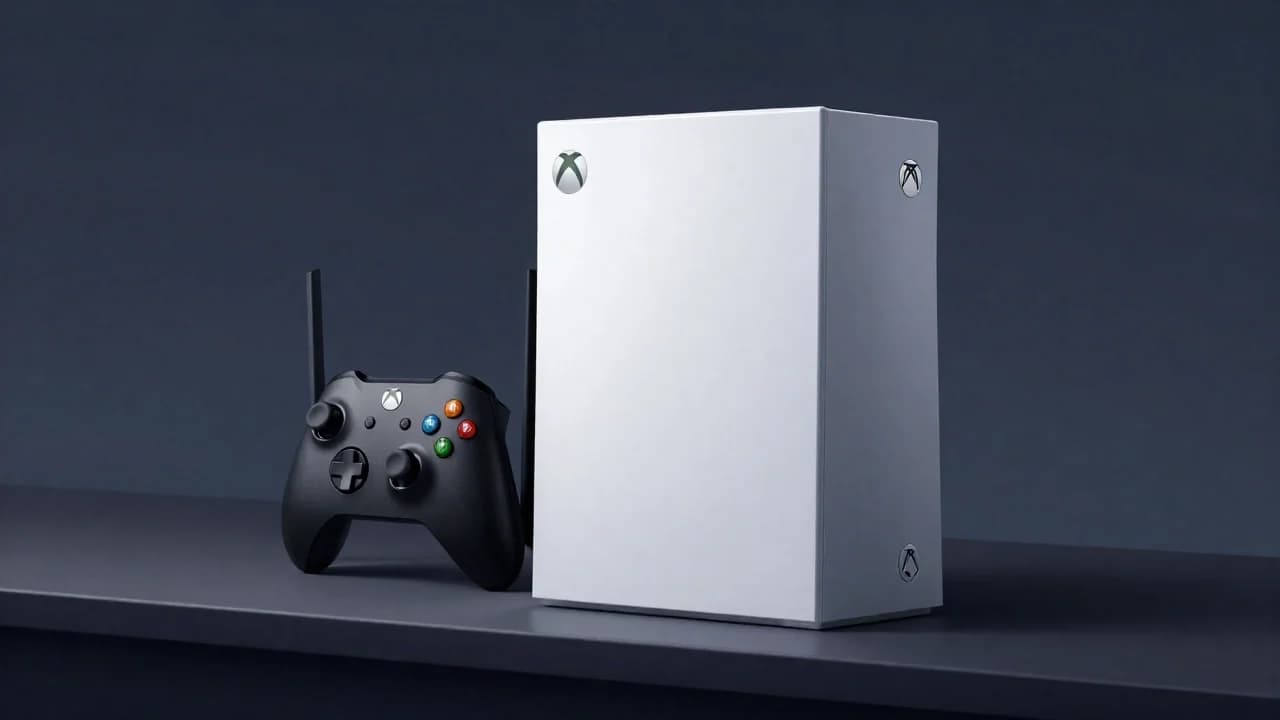 Konsola Xbox 360 obok routera w pokoju gracza podczas diagnozowania połączenia z internetem